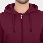 Jako Kapuzenjacke Organic - maroon - 4XL