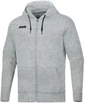 Jako Kapuzenjacke Base - hellgrau meliert - 44