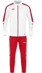 Jako Trainingsanzug Polyester Power Kinder - wei&szlig;/rot - 128