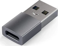 Satechi ST-TAUCM, Satechi USB-A auf USB-C Adapter Space Grau USB-A auf USB-C