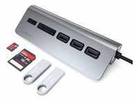 Satechi Type-C Aluminum USB Hub & Card Reader Space Grau USB-C