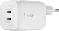Belkin WCH013VFWH, Belkin GaN Power Adapter, 65W, 2x USB-C, Wei&szlig;