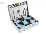 Festool Schleifmittel-Systainer3 SYS-STF 80X133 GR-Set Granat - Neu2024