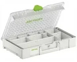 FESTOOL Systainer3 SYS3 ORG L 89 mit 10 Einsatzboxen, 508 x 296 x 89mm