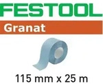 FESTOOL Schleifrolle Granat 115mm x 25m P220