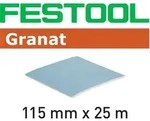 FESTOOL Schleifrolle Granat soft 115mm x 25m P600