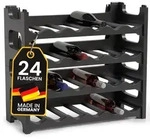 Gardissimo Weinregal Flaschenregal Regal f&uuml;r 24 Flaschen anthrazit