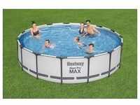 Bestway ‎‎‎56488 | Steel Pro MAX Frame Pool mit Filterpumpe Ø457x107cm rund