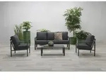 Garden Impressions SPRINGS Aluminium Lounge Set Gartenm&ouml;bel Sitzgruppe grau