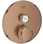 Grohe Grohtherm SmartControl Thermostat mit einem Absperrventil, Wandrosette...