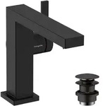 hansgrohe Tecturis E Fine Einhebel-Waschtischmischer 110, Ausladung 155mm, Push-Open