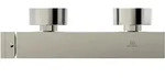 Ideal Standard Extra Brausearmatur Aufputz, 2 runde Rosetten, BD512GN, Farbe: Silver