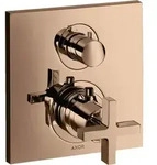 hansgrohe AXOR Citterio Thermostat Unterputzmodell mit Absperrventil, Kreuzgriffe, 1