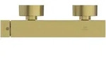 Ideal Standard Extra Brausearmatur Aufputz, 2 runde Rosetten, BD512A2, Farbe: Brushed