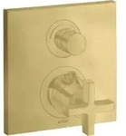 hansgrohe AXOR Citterio Thermostat Unterputzmodell mit Absperrventil, Kreuzgriffe, 1
