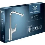 Ideal Standard Gusto Einhebel-K&uuml;chenarmatur, Ausladung 232mm, L-Auslauf,...