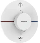 hansgrohe ShowerSelect Comfort S Thermostat, Unterputz, 2 Verbraucher, runde Rosette,