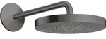 hansgrohe AXOR One Kopfbrause 280 1-jet mit Brausearm, 48491340, Farbe: Brushed Black