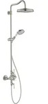 hansgrohe AXOR Montreux Showerpipe mit Thermostat, Kopfbrause 240 1-jet Classic,