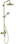 hansgrohe AXOR Montreux Showerpipe mit Thermostat, Kopfbrause 240 1-jet Classic,