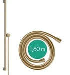 hansgrohe Unica Duschstange S PURO 90 cm, Easy Slide Duschkopfhalter, Isiflex