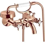 hansgrohe AXOR Montreux 2-Griff-Wannenarmatur Aufputz, 16540300, Farbe:...