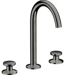 hansgrohe AXOR One 3-Loch Waschtischarmatur Select 170 mit Push-Open Ablaufgarnitur,