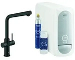 Grohe Blue Home Einhand-Sp&uuml;ltischarmatur Starter Kit, Ausladung 221mm,...
