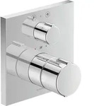 Duravit C.1 Brausethermostat Unterputz, eckige Rosette, 2 Verbraucher, mit Ab-...