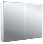 emco flat 2 classic LED-Lichtspiegelschrank mit Aufsatzleuchte, 2 T&uuml;ren,