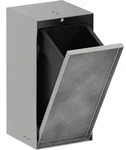 hansgrohe XtraStoris Rock Abfalleimer, Einbau, befliesbare T&uuml;r, 240x140x390mm,...