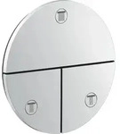 hansgrohe AXOR ShowerSelect ID Ventil, 3 Verbraucher, Unterputz, rund, 36779000,