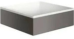 hansgrohe AXOR Suite Aufsatzwaschtisch, eckig, 285x285mm, mit Metallrahmen, ohne