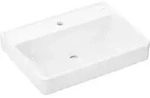 hansgrohe Xanuia Q Waschtisch, mit Hahnloch und ohne &Uuml;berlauf, 650 &times; 480 mm,...