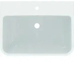 Ideal Standard i.life B Waschtisch 650mm, 1 Hahnloch, mit &Uuml;berlauf, T460601, Farbe: