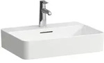 LAUFEN VAL Waschtisch-Schale, 1 Hahnloch, mit &Uuml;berlauf, 550x400mm,...