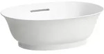 LAUFEN The New Classic Waschtisch-Schale, oval, ohne Hahnloch, mit &Uuml;berlauf,