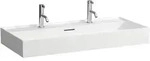 LAUFEN Kartell Aufsatzwaschtisch, 2 Hahnl&ouml;cher, mit &Uuml;berlauf, 1000x460mm,