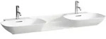 LAUFEN INO Doppelwaschtisch, ohne Hahnloch, ohne &Uuml;berlauf, 1420x450mm,