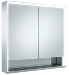 KEUCO Royal Lumos Spiegelschrank Wandvorbau 2-t&uuml;rig, kurze T&uuml;r, offenes...