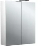 emco pure 2 style LED-Lichtspiegelschrank mit Aufsatzstrahlern, 2 T&uuml;ren,