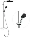 hansgrohe Pulsify S PURO Duschsystem 260, 1-jet, Ecostat Fine, Handbrause 3-jet,