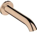 hansgrohe AXOR Uno Wanneneinlauf, gebogen, Ausladung 178mm, 38411300, Farbe:...