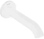 hansgrohe AXOR Uno Wanneneinlauf, gebogen, Ausladung 178mm, 38411700, Farbe: Wei&szlig;