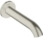 hansgrohe AXOR Uno Wanneneinlauf, gebogen, Ausladung 178mm, 38411800, Farbe: