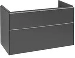 Villeroy & Boch Subway 3.0 Waschbeckenunterschrank, LED-Beleuchtung, 2 Ausz&uuml;ge,