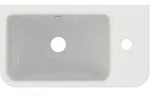Ideal Standard i.life S Handwaschbecken 450mm, 1 Hahnloch rechts, mit &Uuml;berlauf,
