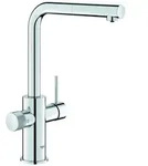GROHE Blue Pure Minta Einhand-Sp&uuml;ltischarmatur, Ausladung 223mm, L-Auslauf,
