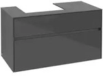 Villeroy & Boch Collaro Waschbeckenunterschrank, Waschbecken links,...