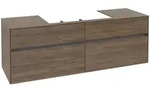 Villeroy & Boch Collaro Waschbeckenunterschrank, Wandmontage, 4 Ausz&uuml;ge,...